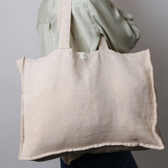 Linne Tote Shopper - Beige